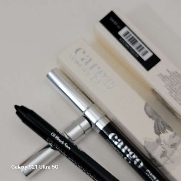2 pk CARGO SWIMMABLES Eye Pencil 0.04 oz BLACK SEA NEW IN BOX - Picture 3 of 5